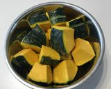 かぼちゃと豚肉の煮物作り方1写真