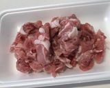 かぼちゃと豚肉の煮物作り方3写真