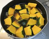 かぼちゃと豚肉の煮物作り方6写真