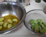 作り置き♪新玉ねぎとそら豆、生ハムマリネ作り方3写真