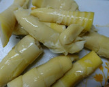 古参筍とエンドウ豆の和風麻婆豆腐作り方1写真