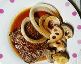 ひき肉ステーキ作り方3写真