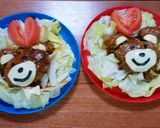 アンパンマンとくまさん☆お子様プレート作り方9写真