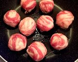 簡単に！豚バラで肉巻きおにぎり☆作り方5写真