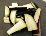 簡単絶品！にんにく香る茄子の揚げ浸し作り方1写真
