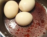 手羽先や煮豚の残ったタレで煮卵風♪作り方2写真