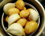圧力鍋で簡単に☆新じゃがの煮っころがし作り方2写真