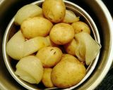 圧力鍋で簡単に☆新じゃがの煮っころがし作り方3写真
