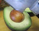 アボカド水菜のレモンわさび醤油サラダ作り方1写真