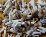 鶏ささみと青菜きのこの スープ煮塩味で♡作り方2写真