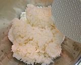 野沢菜とサーモンのっけ丼作り方1写真