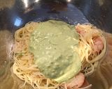暑い日に！エビとアボカドの冷製パスタ♪作り方5写真