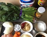 30分で簡単ほうれん草のヘルシーカレー作り方1写真