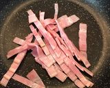 カリカリベーコン、おにぎり!作り方1写真