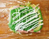 薄焼き卵をパン代わりに☆低糖質ハムサンド作り方12写真
