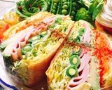 薄焼き卵をパン代わりに☆低糖質ハムサンド作り方21写真