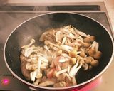 簡単キノコとキャベツの和風スパ作り方1写真