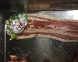 シソとトマトの生姜焼きロール♪作り方2写真