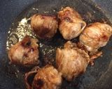 シソとトマトの生姜焼きロール♪作り方5写真