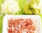 簡単☆豚肉とレタスのレモンペッパー炒め作り方1写真