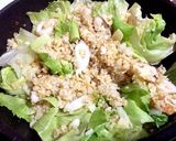 ずぼらさんの美味しいレタスチャーハン作り方4写真