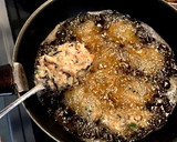 ボール1つで簡単☆豆腐とひき肉の揚げ団子作り方6写真