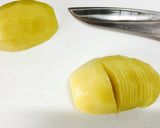 キウイでバラの花 簡単な飾り切りの方法作り方1写真
