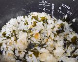 おこげができるわかめごはん作り方4写真