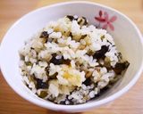 おこげができるわかめごはん作り方5写真