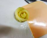キウイでバラの花 簡単な飾り切りの方法作り方10写真