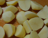 簡単☆節約♪豆腐と じゃが芋もやしの煮物作り方1写真