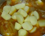 簡単☆節約♪豆腐と じゃが芋もやしの煮物作り方5写真