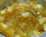 簡単☆節約♪豆腐と じゃが芋もやしの煮物作り方6写真