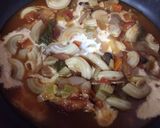 余ったミネストローネでリメイクパスタ作り方3写真