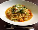 余ったミネストローネでリメイクパスタ作り方6写真