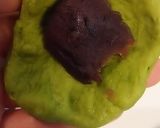 食べたい分だけ☆あんこ入り抹茶ちぎりパン作り方3写真