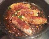 ピーマンとチーズの豚肉包み★甘辛煮作り方5写真