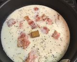 簡単カルボナーラ！混ぜるだけ！作り方4写真