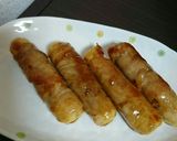 ちくわで節約☆照り焼き肉巻き☆作り方5写真