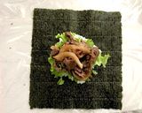 簡単！焼肉でおにぎらず ピクニックに！作り方5写真