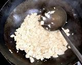 小松菜と豆腐の中華風炒め物作り方4写真