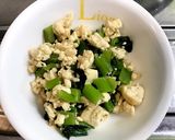 小松菜と豆腐の中華風炒め物作り方7写真