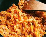 本日のお昼 オムライス作り方3写真