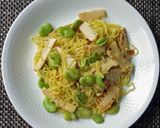筍とそら豆のぺペロンラーメン作り方3写真