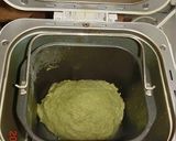 糖質制限　抹茶入り大豆粉ふすま食パン作り方6写真