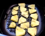 ノンフライヤーで焼きパイナップル作り方2写真