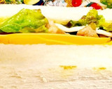 時短朝食☆残り物しょうが焼きサンド作り方3写真