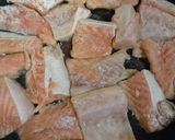 鮭ハラス★ねぎぽん焼き作り方3写真