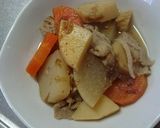 タケノコとこんにゃくの煮物作り方7写真