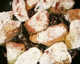 お酢でさっぱり!鰤の照り焼き☆付け合わせ作り方4写真